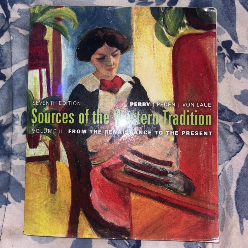 Sources of the western tradition Volume II Seventh edition